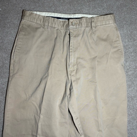 Polo Ralph Lauren Polo Chino Pants Khaki 34x34 100% Cotton - Picture 2 of 16